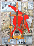 Bouzoukorebetes Et Notre Epoque Immorale - Huile sur toile - 100x73 - 2010